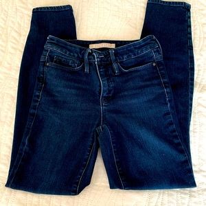 Athleta skinny jeans dark wash size 2